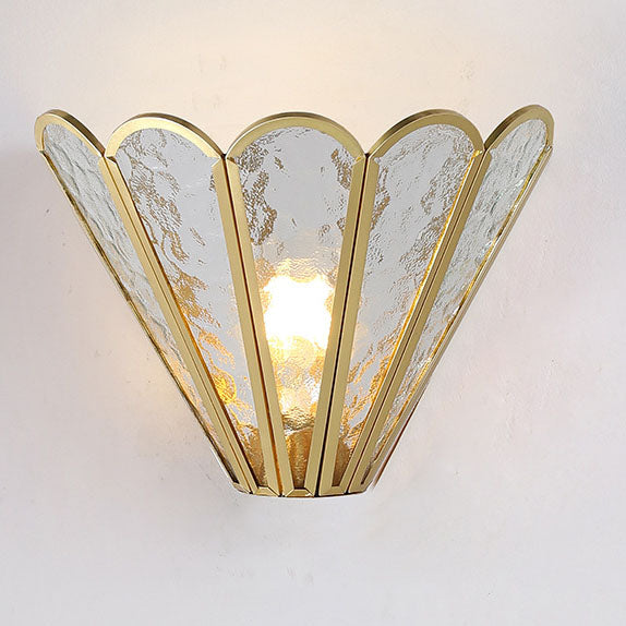Brass glass wall sconces - nordic — 220V-240V (UK/AU)