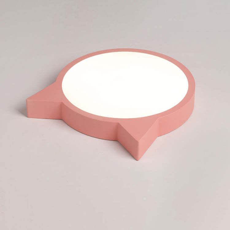 Nordic Macaron Cat LED Kids Flush Mount Light