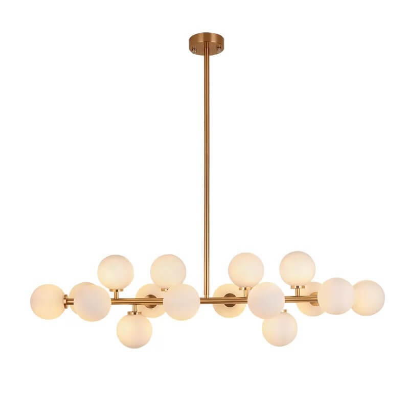 Nordic Magic Bean Glass Ball Island Chandelier