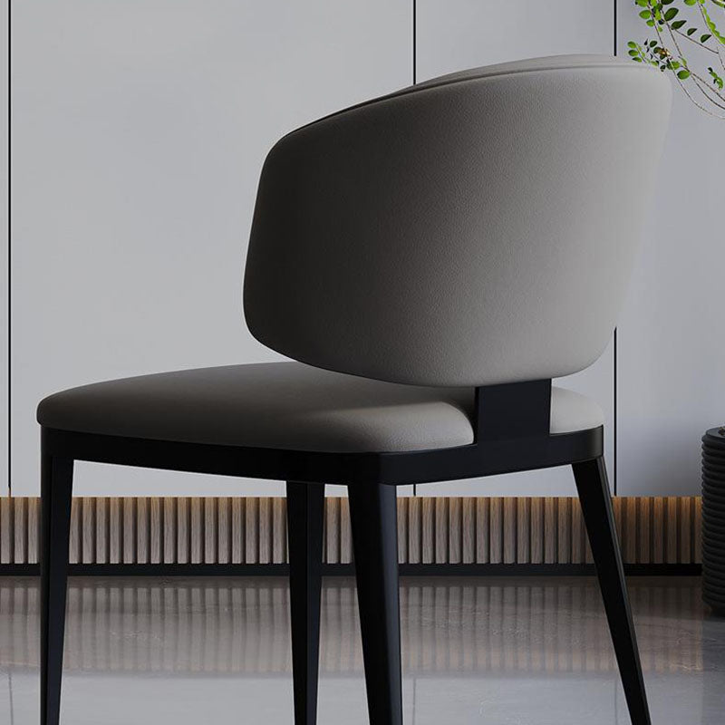 Modern Luxury Leather Iron Chair