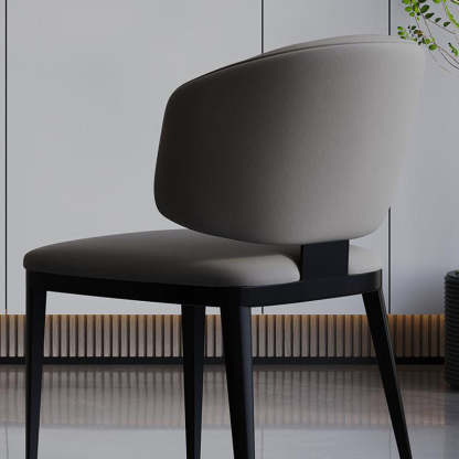 Modern Luxury Leather Iron Chair