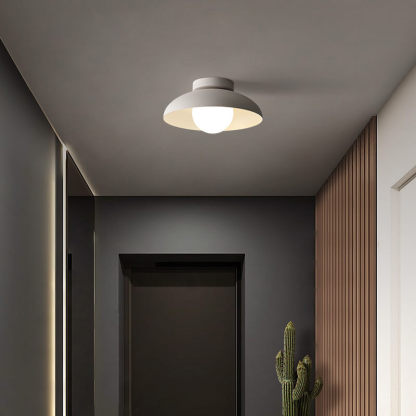 Japanese Wabi-Sabi Iron Glass Ceiling Light