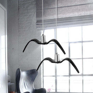 Nordic Wrought Iron Seagull LED Pendant Light