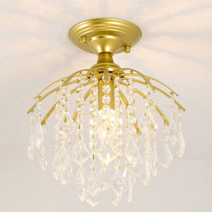 Scandinavian Iron Round 1-Light Ceiling Light