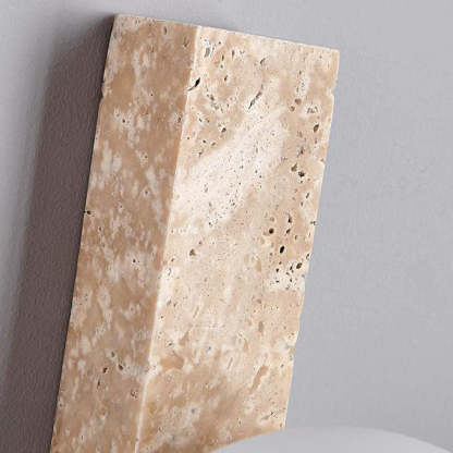 Japanese Long Strip Yellow Travertine Sconce