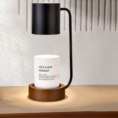 Japanese Wood Timing Dimming Melting Wax Table Lamp