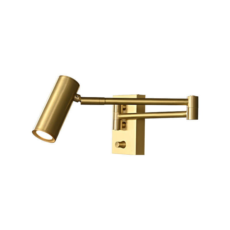 Nordic Copper Rotatable Reading LED Sconce