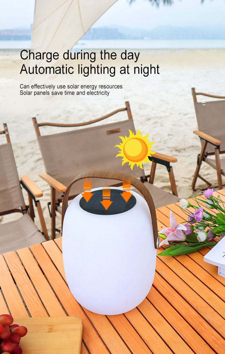 Solar Portable Basket LED Outdoor Decorative Light
