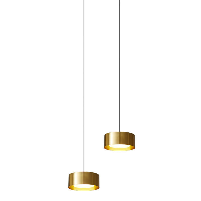 Minimalist Round Iron LED Pendant Light