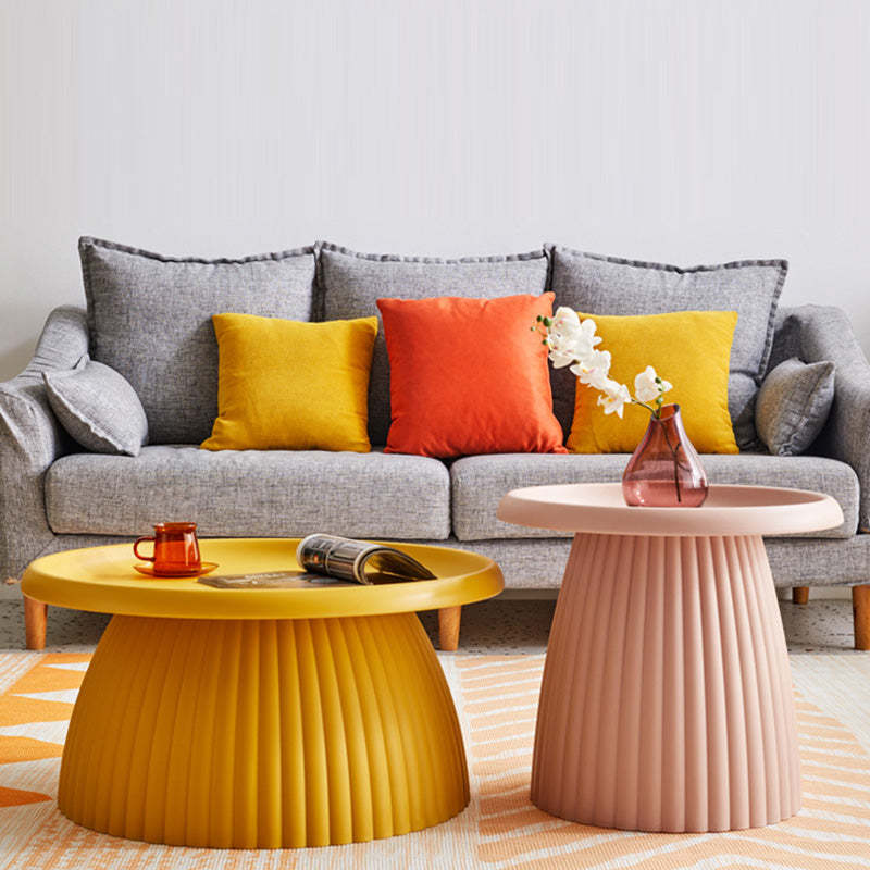 Contemporary Cone Lace Plastic Coffee Table