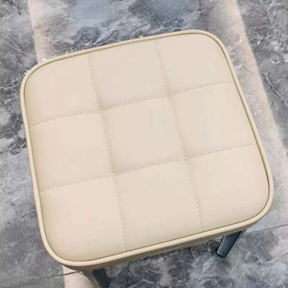 Modern PU Leather Stackable Vanity Stool