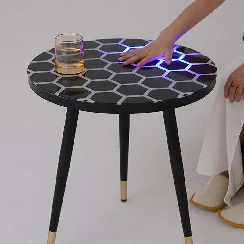Minimalist Sensor Glass Steel Coffee Table