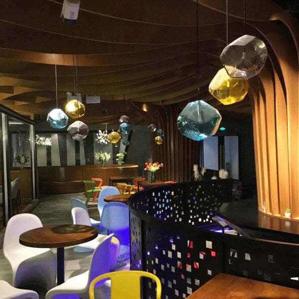 Modern Irregular Glass Pendant Light