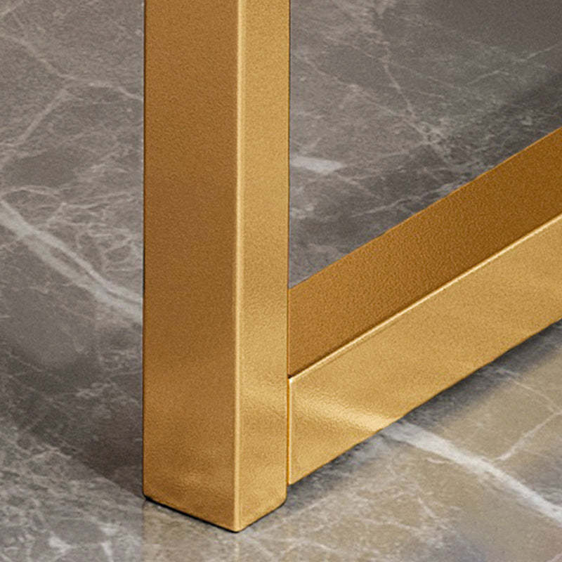 Nordic G-Shape Steel 2-Tier End Table