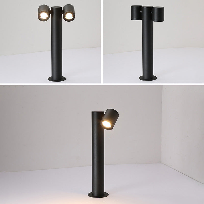 Minimalist Tempered Glass Aluminum Ground Light