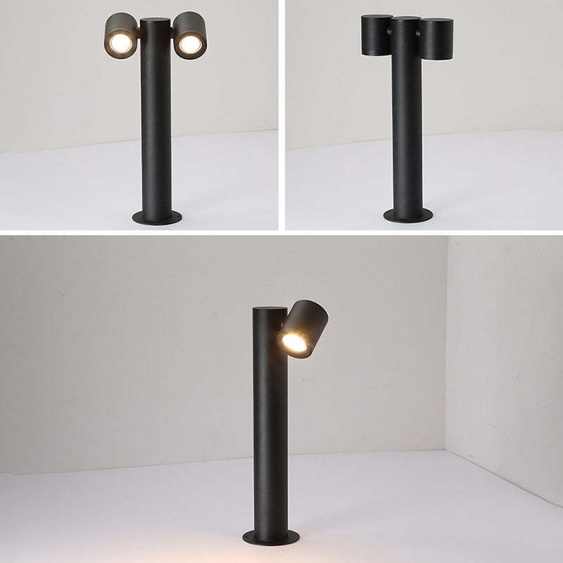 Minimalist Tempered Glass Aluminum Ground Light