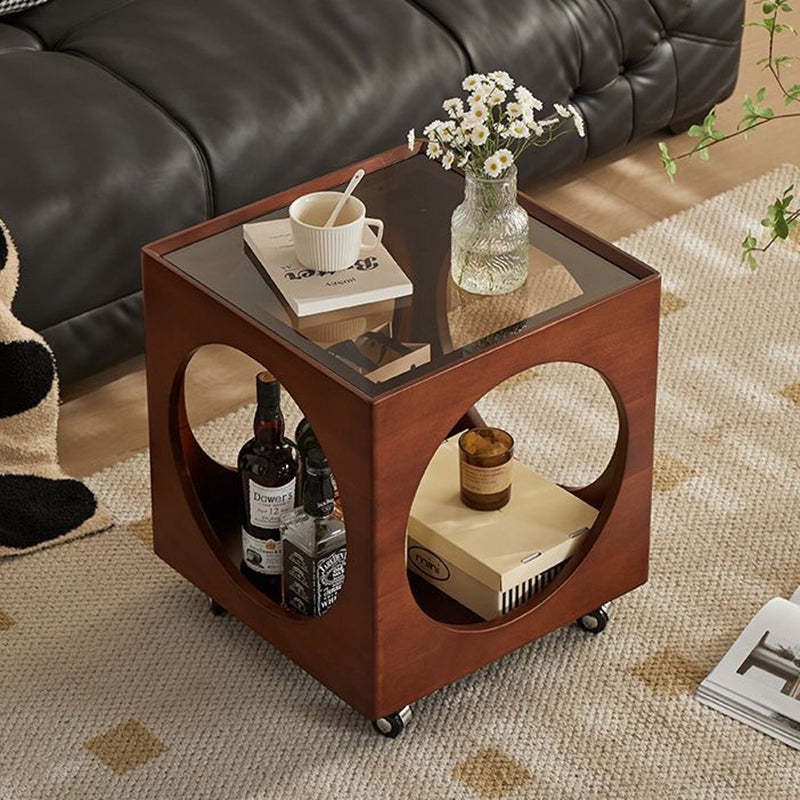 Nordic Wood 2-Tier End Table