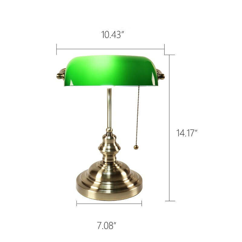 Retro Colored Glass Metal Zipper Table Lamp — Blue / 110V-120V For US/CA