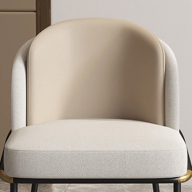 Nordic Fabric Leather Steel Dining Chair
