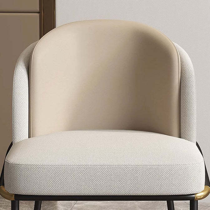 Nordic Fabric Leather Steel Dining Chair