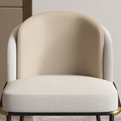 Nordic Fabric Leather Steel Dining Chair