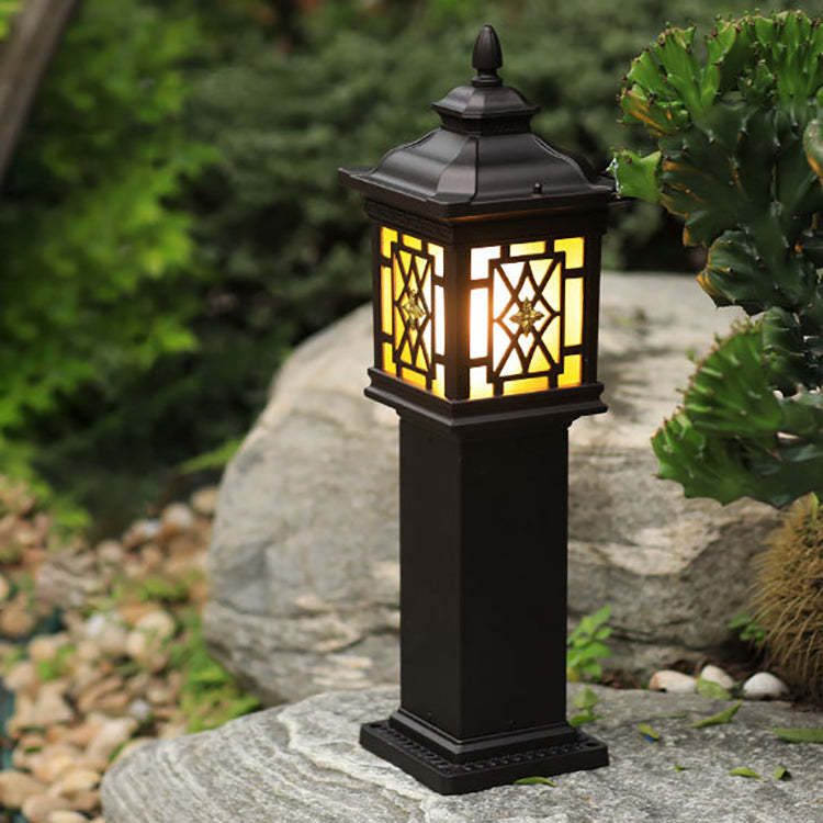 Chinese Palace Roof Pillar Aluminum Landscape