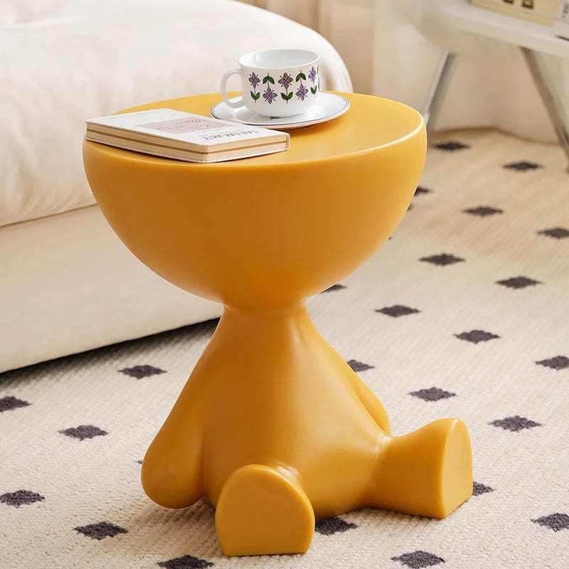 Scandinavian Cartoon Bear Base End Table