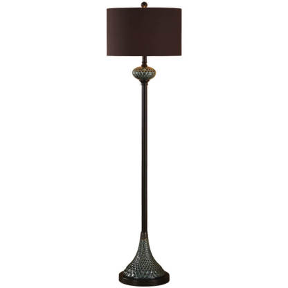European Ceramic Fabric Floor Lamp