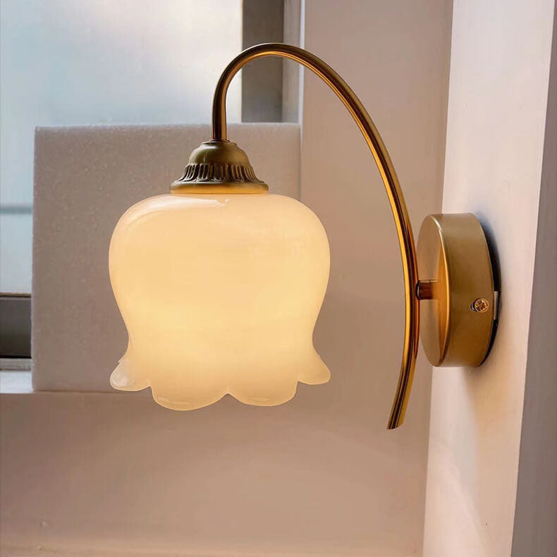 Lighom modern home decor cream wall sconces — Iron / 220V-240V (UK/AU