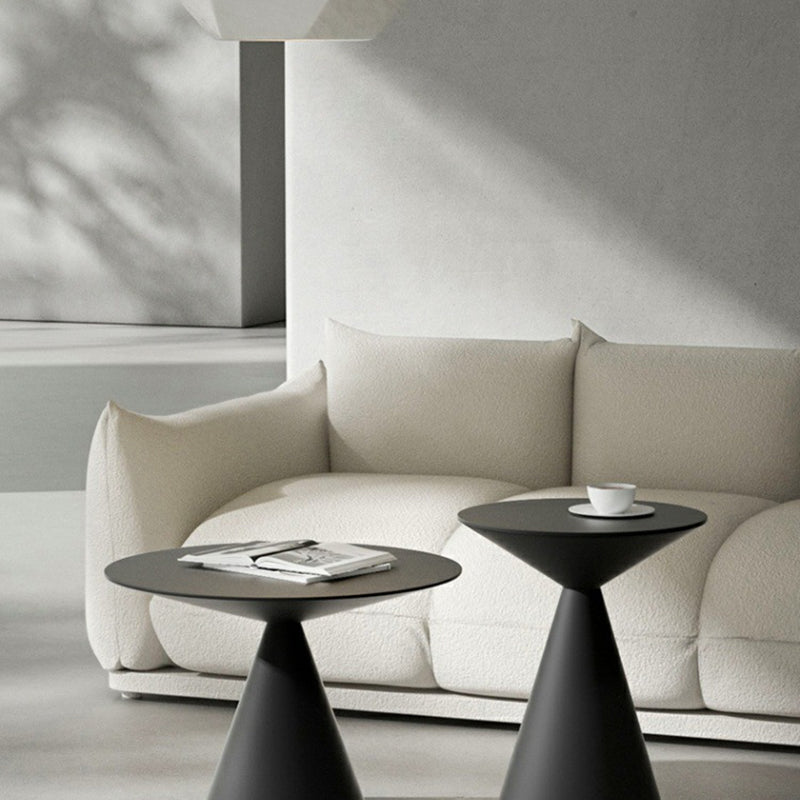 Minimalist Cone Aluminum End Table