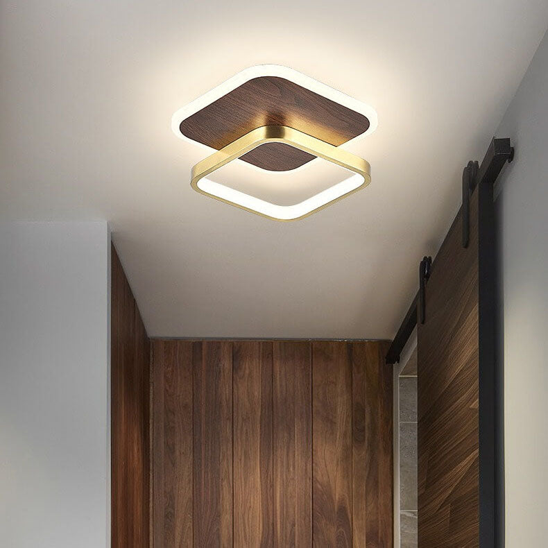 Minimalist Aluminum Circular LED Ceiling Light