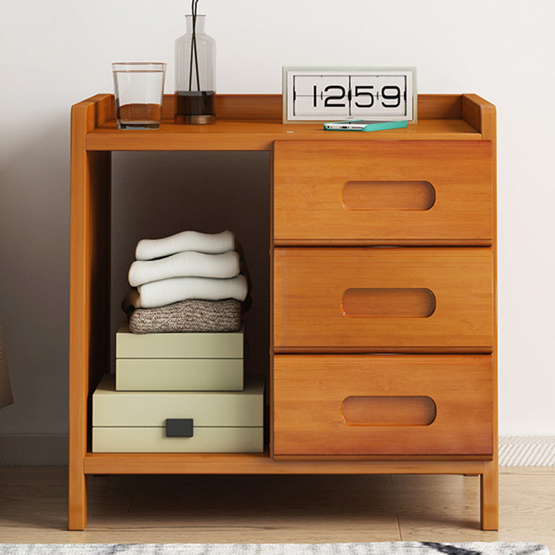 Minimalist Bamboo 1/2-Drawer Nightstand