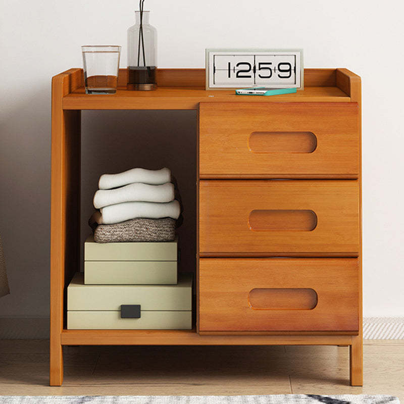 Minimalist Bamboo 1/2-Drawer Nightstand