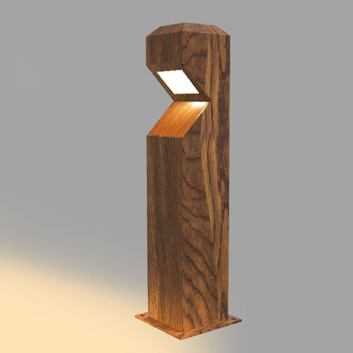 Chinese Steel Aluminum Irregular Column LED Landscape Light