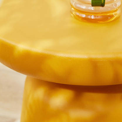 Scandinavian Mushroom End Table — Green