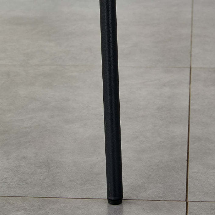 Nordic Round Fabric Metal Dining Chair