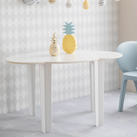 Minimalist Cloud Plastic Four-Leg Dining Table
