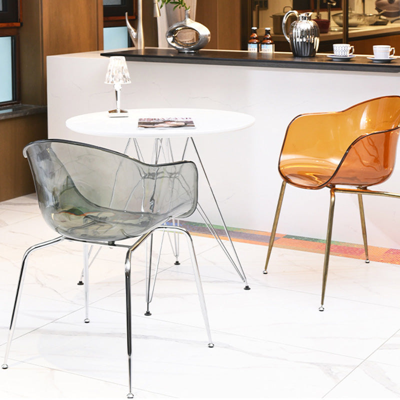 Nordic Acrylic Arc Dining Chair