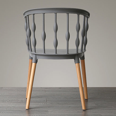 Contemporary Vertical Strip Beechwood Chair