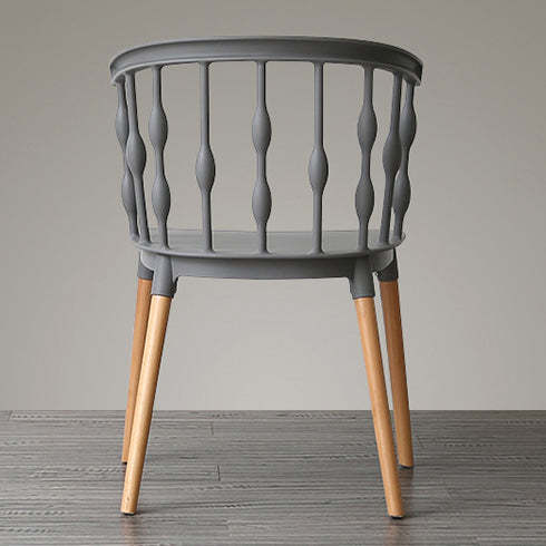 Contemporary Vertical Strip Beechwood Chair
