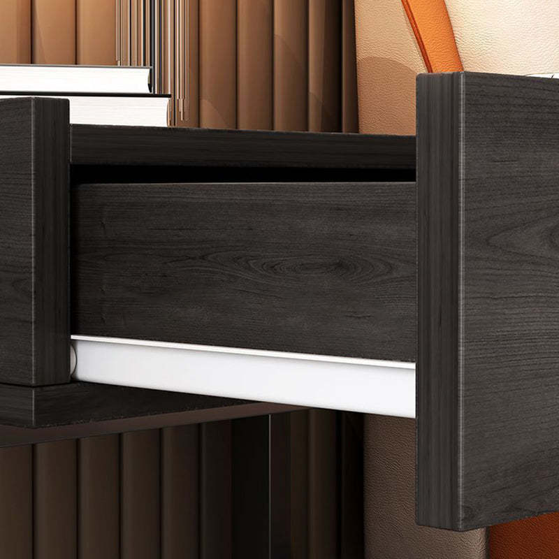 Minimalist Faux Panel 1-Drawer Nightstand