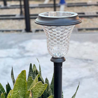 Modern Solar Cylinder Aluminum LED Outdoor Light