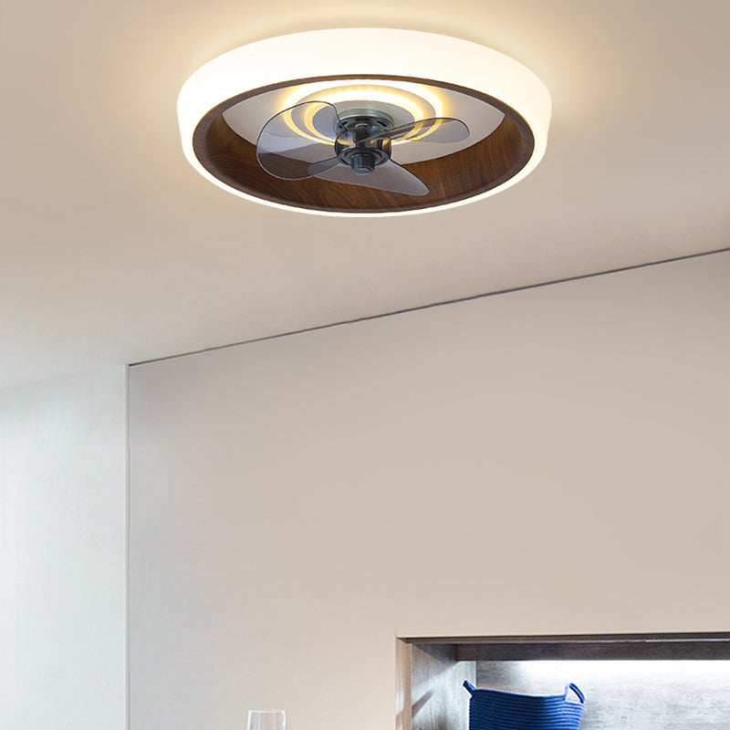 Minimalist Grain Aluminum Flush Mount Ceiling