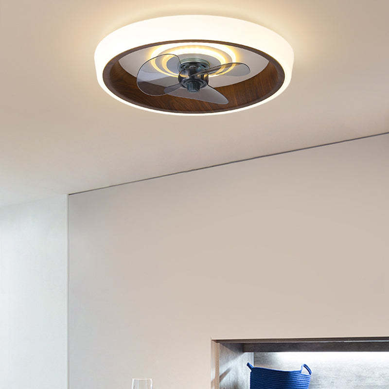 Minimalist Grain Aluminum Flush Mount Ceiling