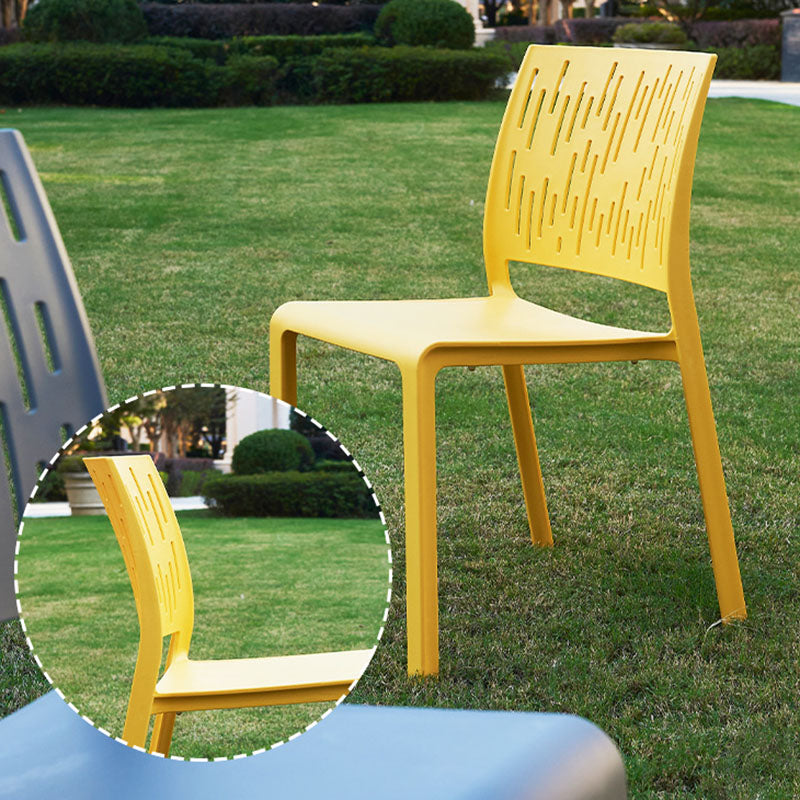 Minimalist Square Plastic Chair