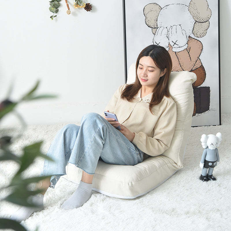 Minimalist Fabric Brushed Cotton Armless Sofa