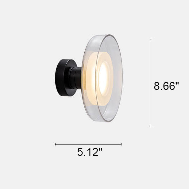 Nordic Vintage Glass LED Sconce