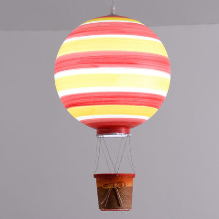 Scandinavian Hot Air Balloon Iron Acrylic Pendant Light