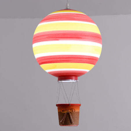Scandinavian Hot Air Balloon Iron Acrylic Pendant Light