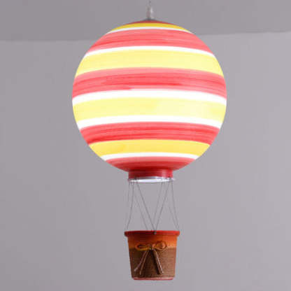 Scandinavian Hot Air Balloon Iron Acrylic Pendant Light